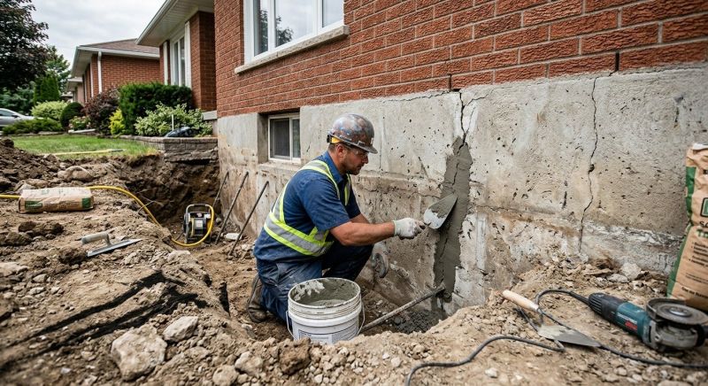 Basement Foundation Repair in Henrico County, VA