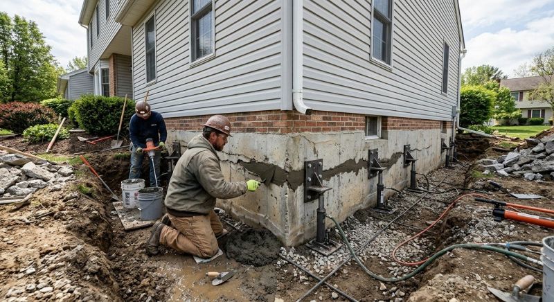 Basement Foundation Repair in Richmond, VA