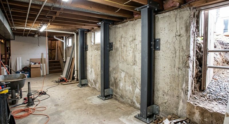 Basement Stabilization in Midlothian, VA