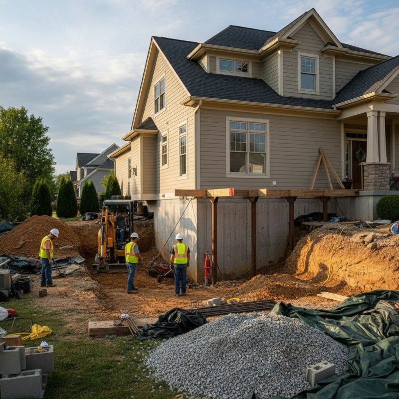 Building Foundation Repair in Goochland County, VA