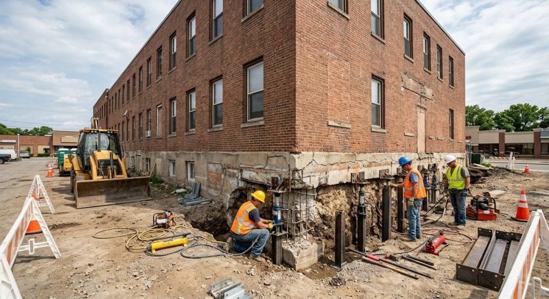 Commercial Foundation Repair in Midlothian, VA