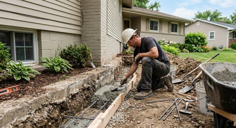Concrete Foundation Repair in Dinwiddie County, VA