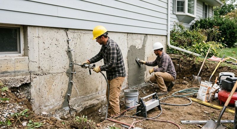 Concrete Foundation Repair in Goochland County, VA