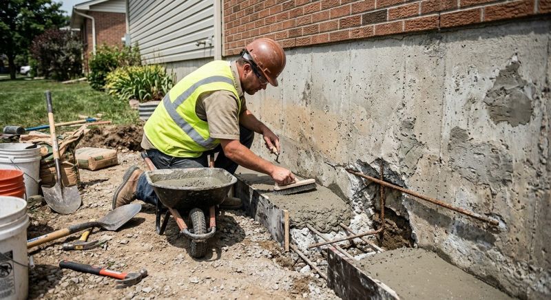 Concrete Foundation Repair in Powhatan, VA
