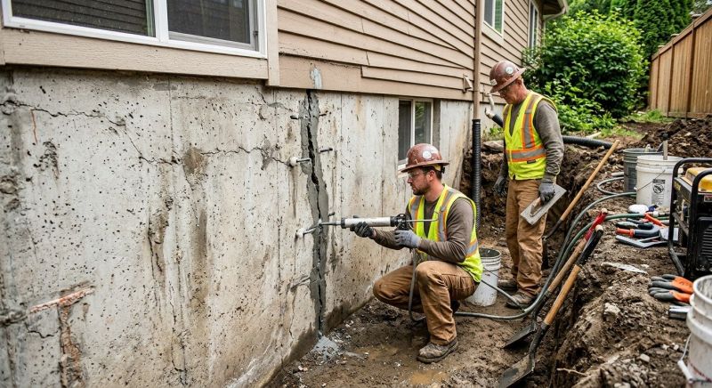 Cracked Foundation Repair in Chesterfield County, VA