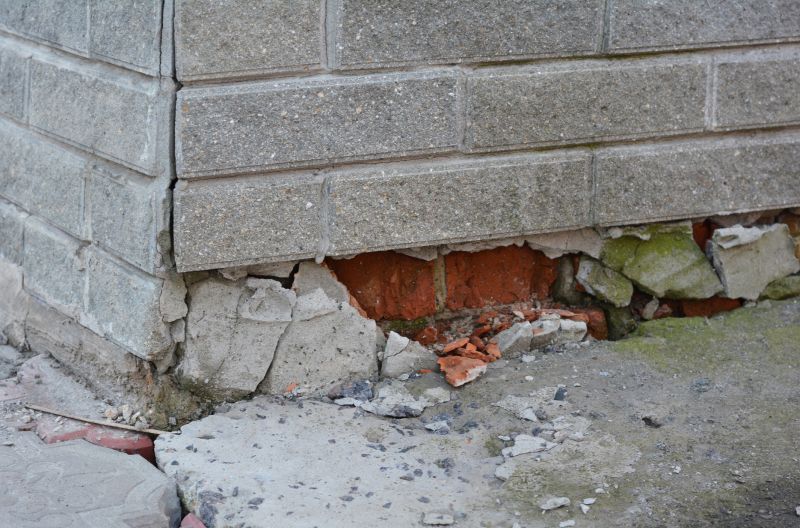 Cracked Foundation Repair in Dinwiddie County, VA