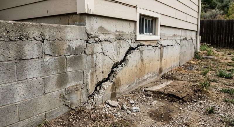 Cracked Foundation Repair in Goochland County, VA