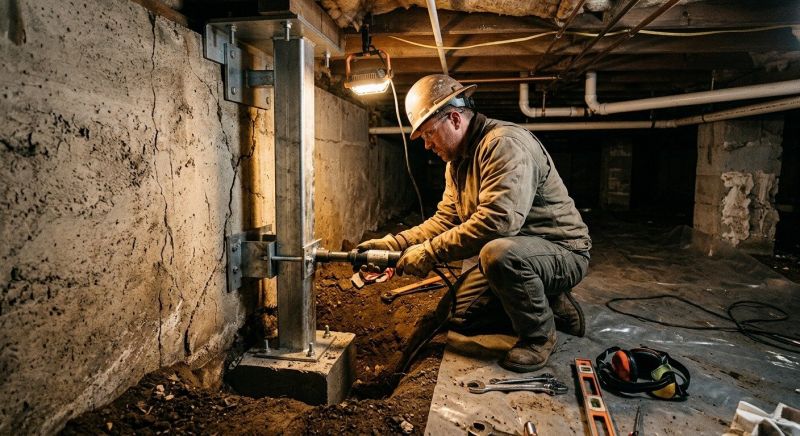 Crawlspace Foundation Repair in Chester, VA