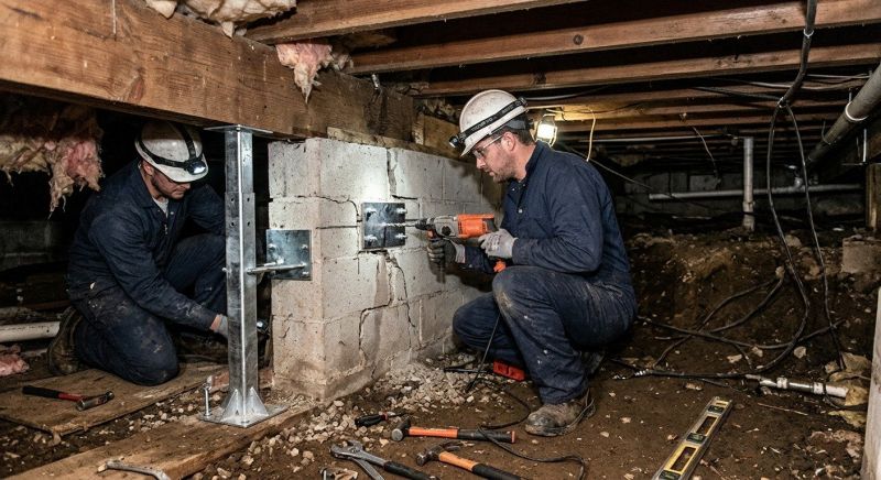 Crawlspace Foundation Repair in Henrico County, VA