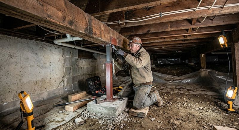 Crawlspace Foundation Repair in Midlothian, VA
