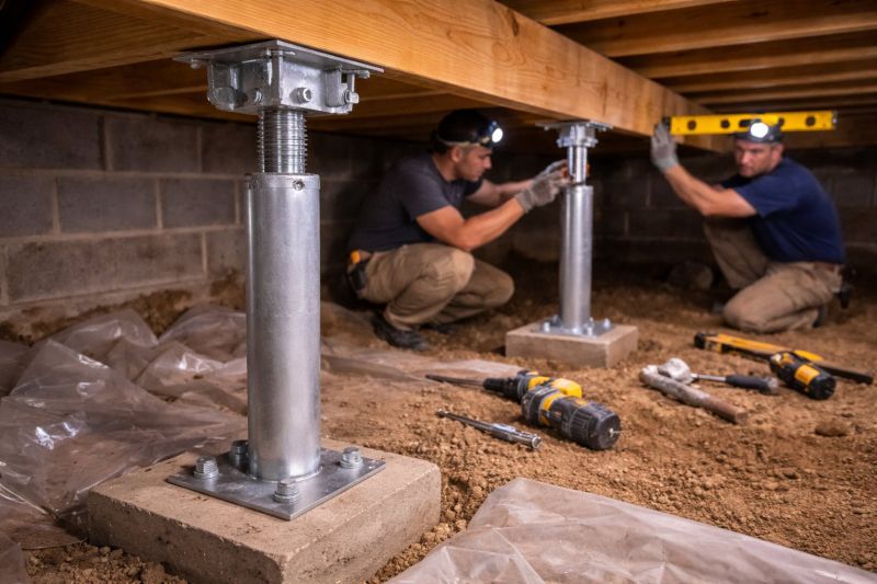 Crawlspace Structural Repair in Midlothian, VA