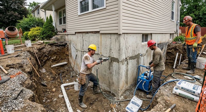 Foundation Damage Repair in Amelia Court House, VA