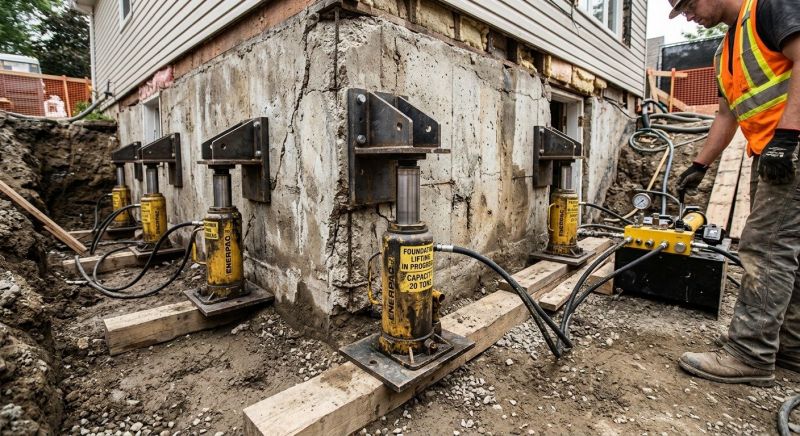Foundation Jacking in Amelia County, VA