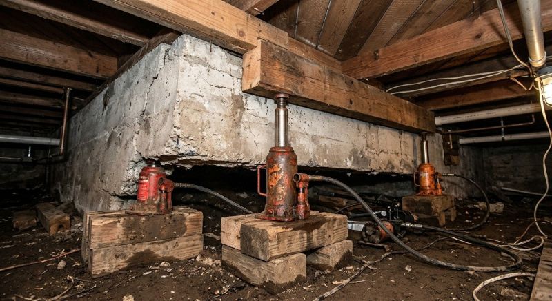 Foundation Jacking in Amelia County, VA