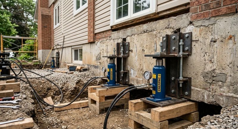 Foundation Jacking in Chesterfield County, VA