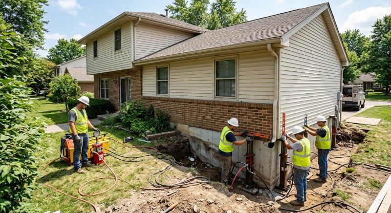 Foundation Jacking in Dinwiddie County, VA