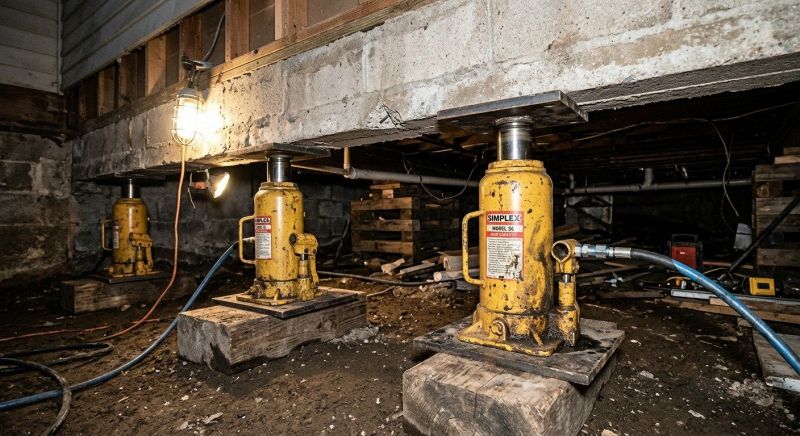 Foundation Jacking in Henrico County, VA