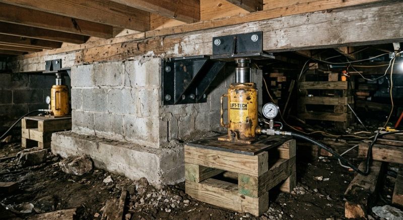 Foundation Jacking in Mechanicsville, VA