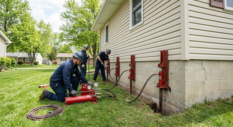 Foundation Jacking in Richmond, VA