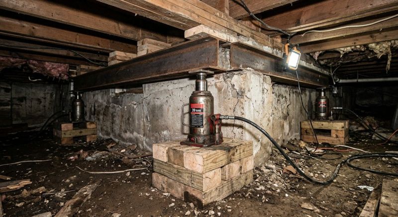 Foundation Jacking in Richmond, VA