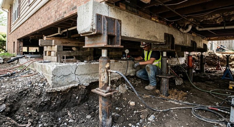 Foundation Lifting in Chester, VA