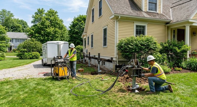 Foundation Lifting in Mechanicsville, VA