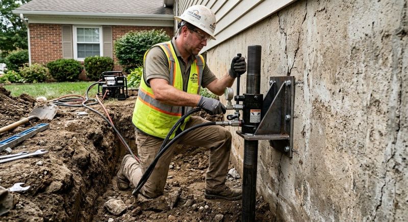 Foundation Lifting in Petersburg, VA
