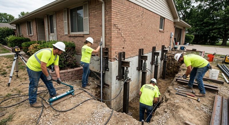 Foundation Lifting in Powhatan, VA