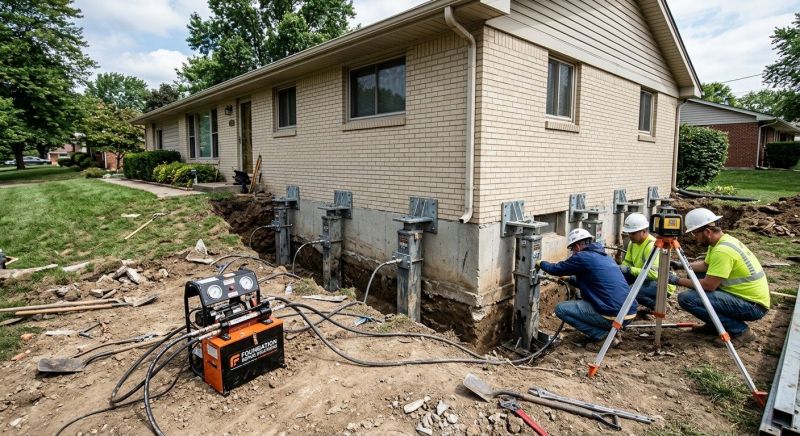 Foundation Pier Leveling in Midlothian, VA