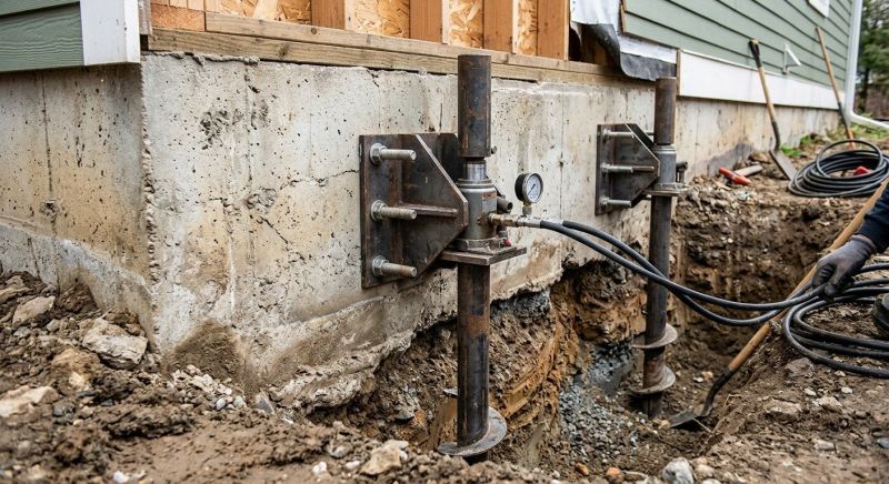 Foundation Pier Leveling in Midlothian, VA