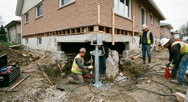 Foundation Pier Repair in Midlothian, VA