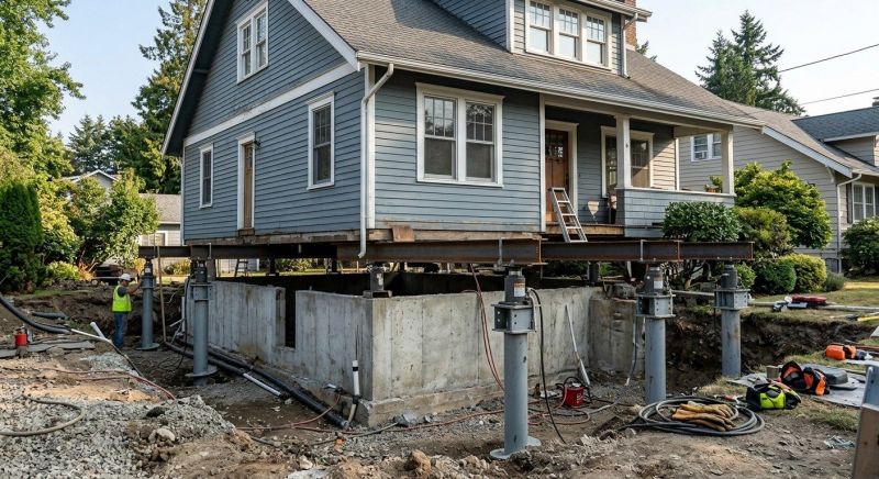 Foundation Raising in Midlothian, VA