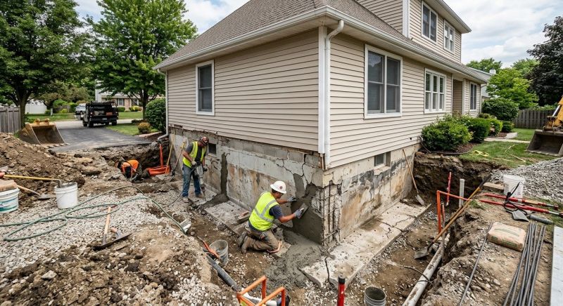Foundation Renovation in Midlothian, VA