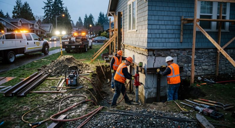 Foundation Stabilizing in Chesterfield County, VA