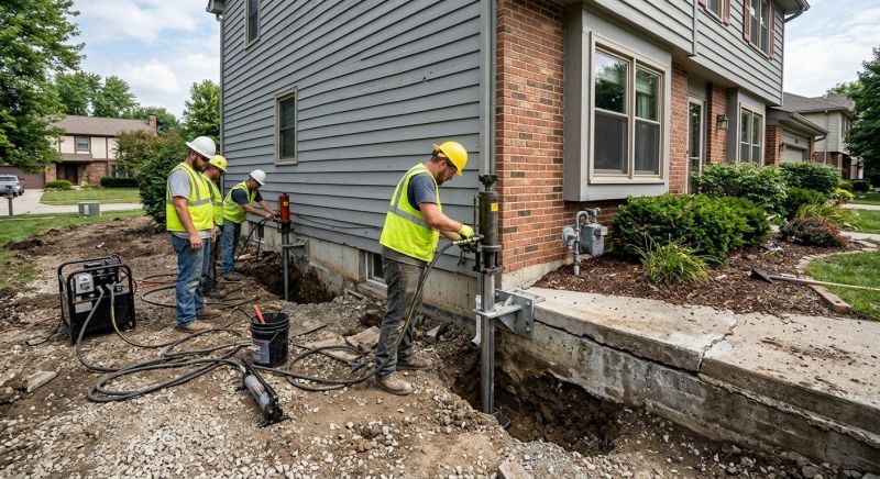 Foundation Stabilizing in Dinwiddie County, VA
