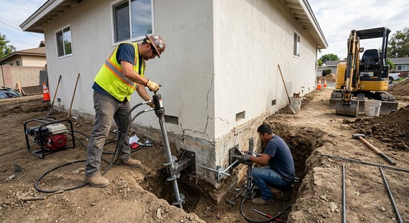 Foundation Stabilizing in Dinwiddie, VA