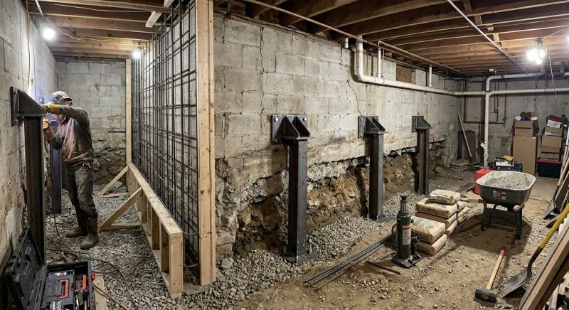 Foundation Stabilizing in Glen Allen, VA