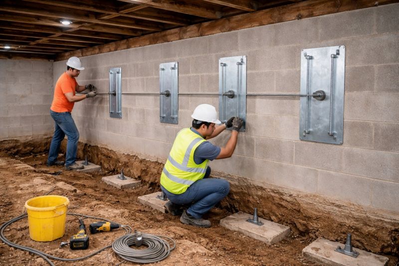 Foundation Stabilizing in Hanover County, VA