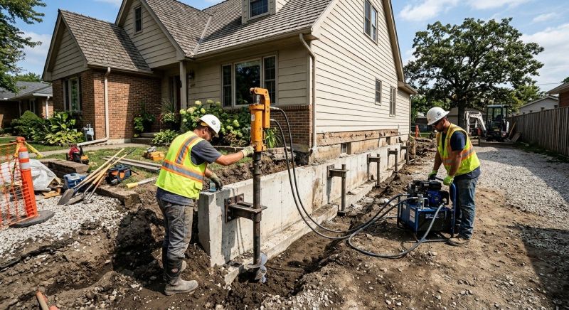 Foundation Stabilizing in Midlothian, VA