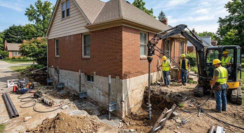 Foundation Stabilizing in Moseley, VA