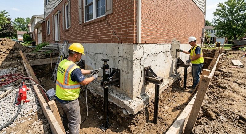 Foundation Structural Repair in Midlothian, VA