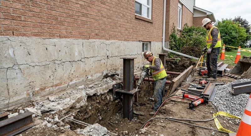 Foundation Structural Repair in Petersburg, VA