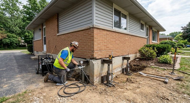 Home Foundation Leveling in Midlothian, VA
