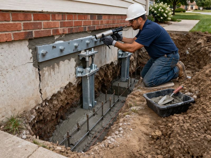 Home Foundation Repair in Amelia Court House, VA