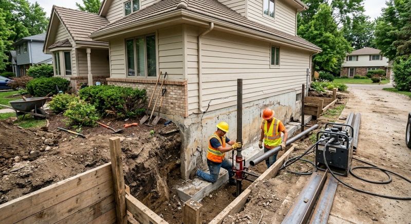 Home Foundation Repair in Dinwiddie, VA