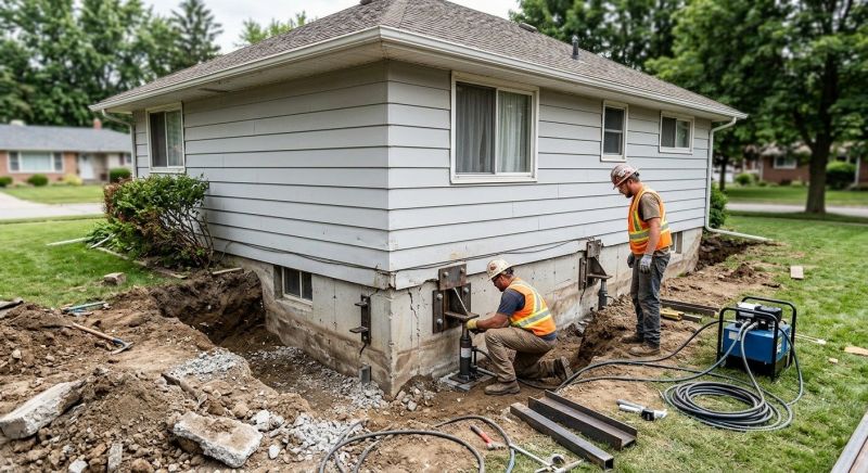 Home Foundation Repair in Moseley, VA