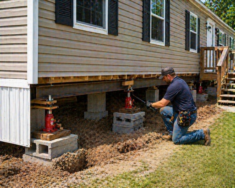 House Leveling in Dinwiddie County, VA