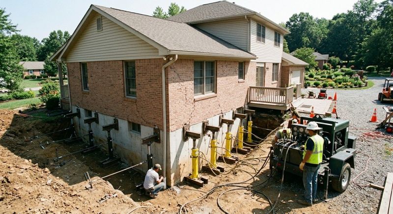 House Settling Repair in Midlothian, VA