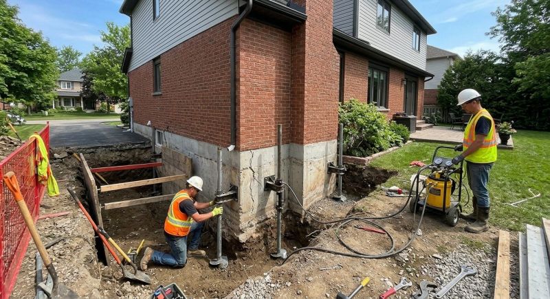 House Underpinning in Midlothian, VA