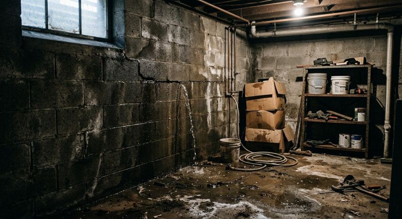 Leaking Foundation Repair in Midlothian, VA